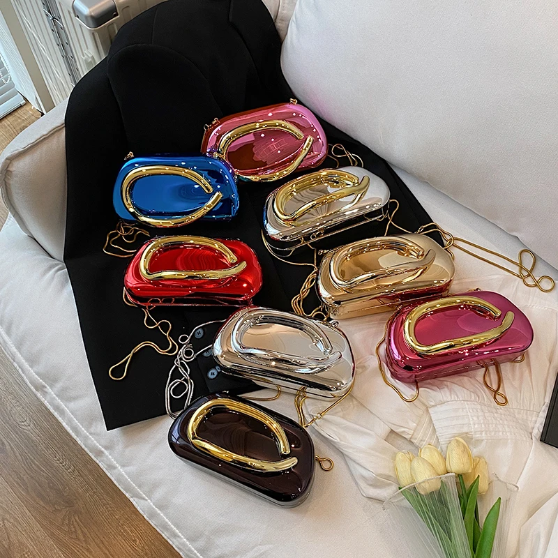 Gold Closure Box Clutch Bag wo - Women Bags 2026 Trends review and price