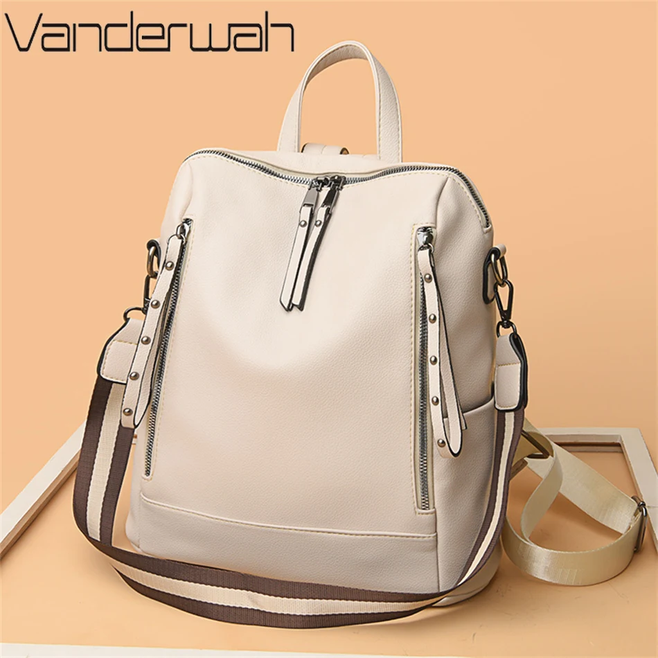Brand Luxury Backpacks Soft Le - Women Bags Branded review and price